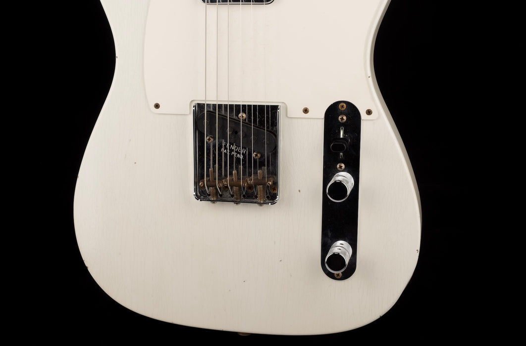 Fender Custom Shop Limited Edition 1959 Telecaster Journeyman Relic Aged Olympic White With Case