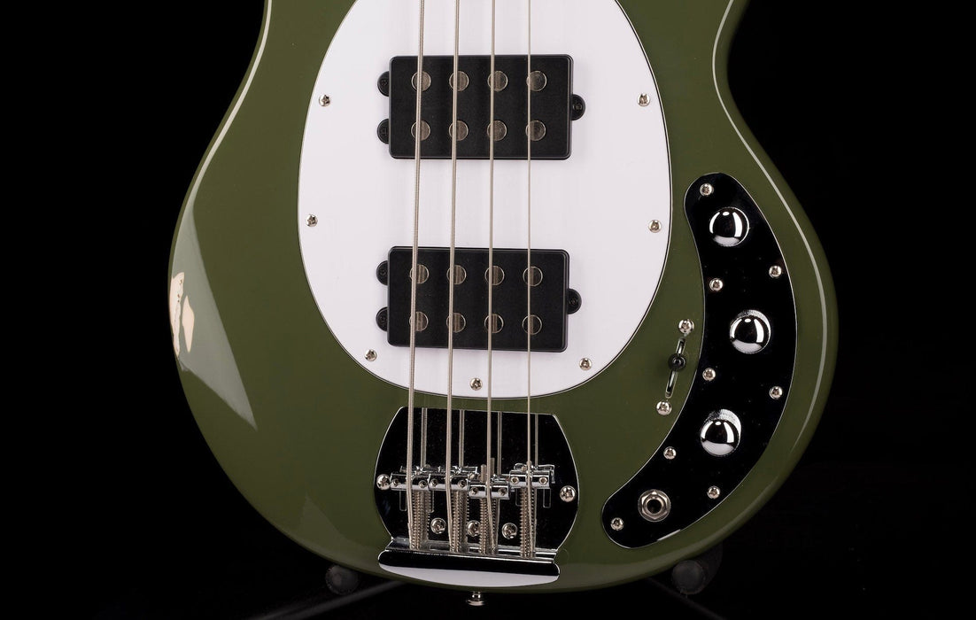 Used Sterling by Music Man SUB Series StingRay HH Bass Olive