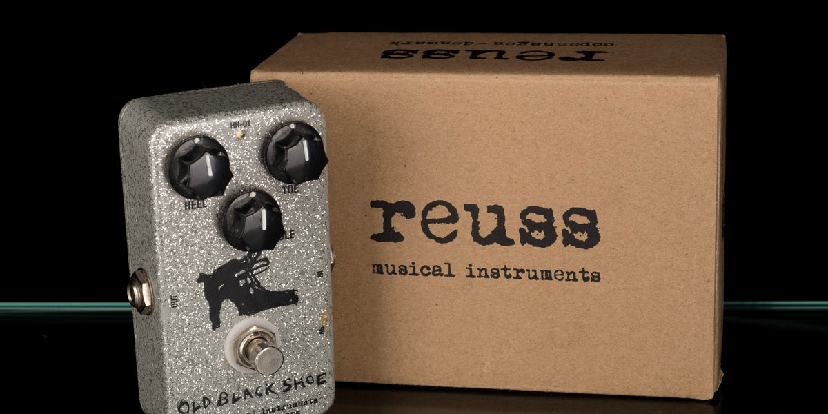 Used Reuss HH-01 Old Black Shoe Ovedrive/Distortion Guitar Effect Pedal With Box