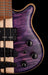 Mayones Cali4 3A Flame Maple Top Custom Trans Purple Matt Finish With Case
