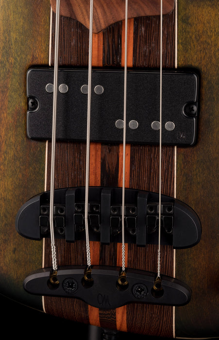 Mayones Cali4 Flame Maple TEW Top Trans Custom Color Matt Finish with Case