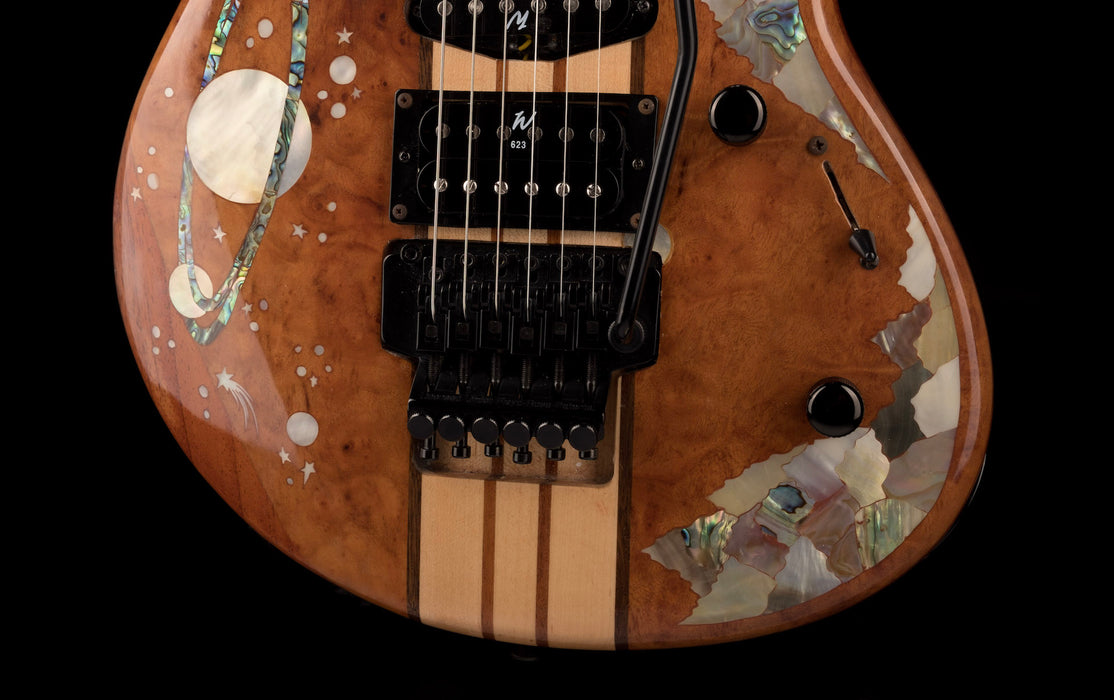 Pre Owned Planets HSS With Floyd Rose Brown Electric Guitar With Case