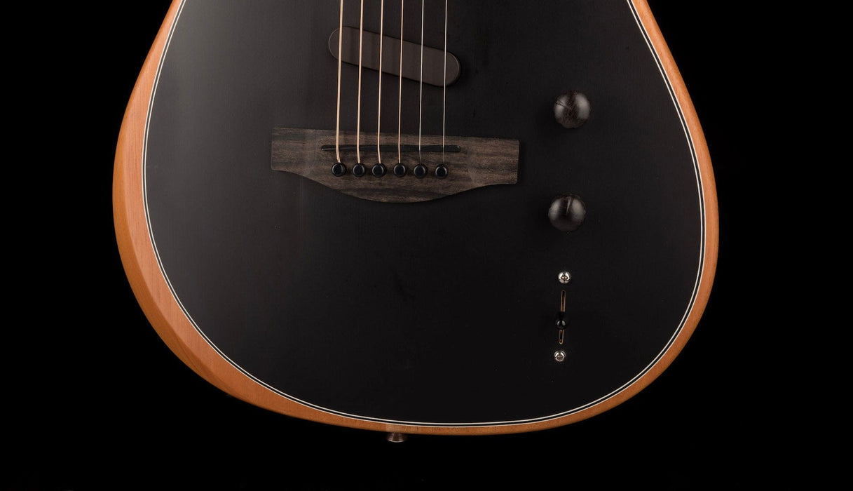 Used Fender American Acoustasonic Telecaster Black with Gig Bag