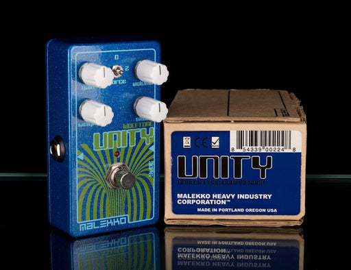 Used Malekko Unity Fuzz Guitar Effect Pedal With Box