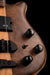 Mayones Cali4 Bass 17.5" Scale  Walnut Top/Swamp Ash Body Trans Natural Finish with Case