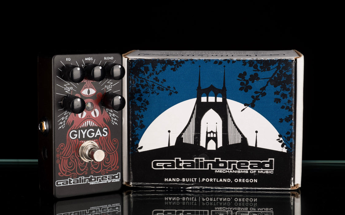 Used Catalinbread Giyagas Fuzz Guitar Effect Pedal With Box