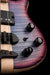 Mayones Cali4 Bass 17.5" Scale 3A Flamed Maple Top/Swamp Ash Body Techno Ultra-Violet Burst Finish with Case