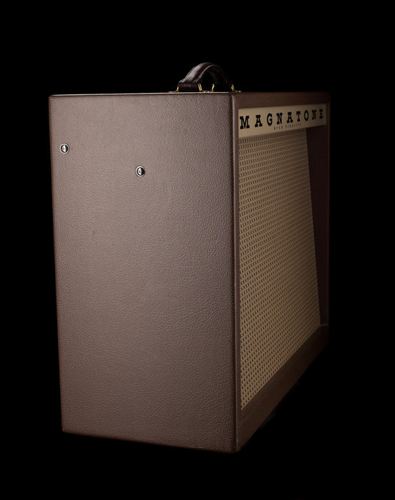 Pre Owned Magnatone Varsity Reverb Brown Guitar Amp Combo