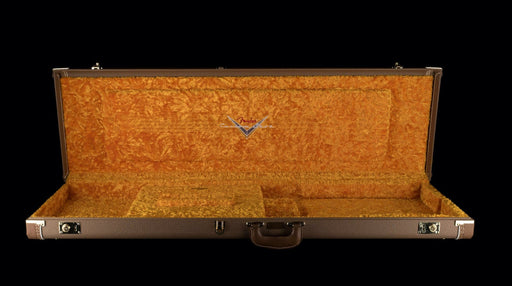 Used Fender Custom Shop G&G USA Center Pocket Bass Case Vintage Brown with Gold Interior