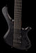 Mayones BE Elite EP 5 String Bass Guitar Trans Black Raw Eye Poplar Top With Case