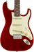 DISC - Fender Limited Edition Aerodyne Classic Stratocaster Flame Maple Top Rosewood Fingerboard Crimson Red Transparent with Gig Bag