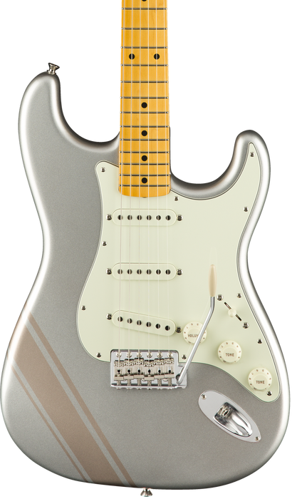 DISC - Fender Limited Edition FSR Traditional 50s Stratocaster Maple Inca Silver Shoreline Gold Stripes