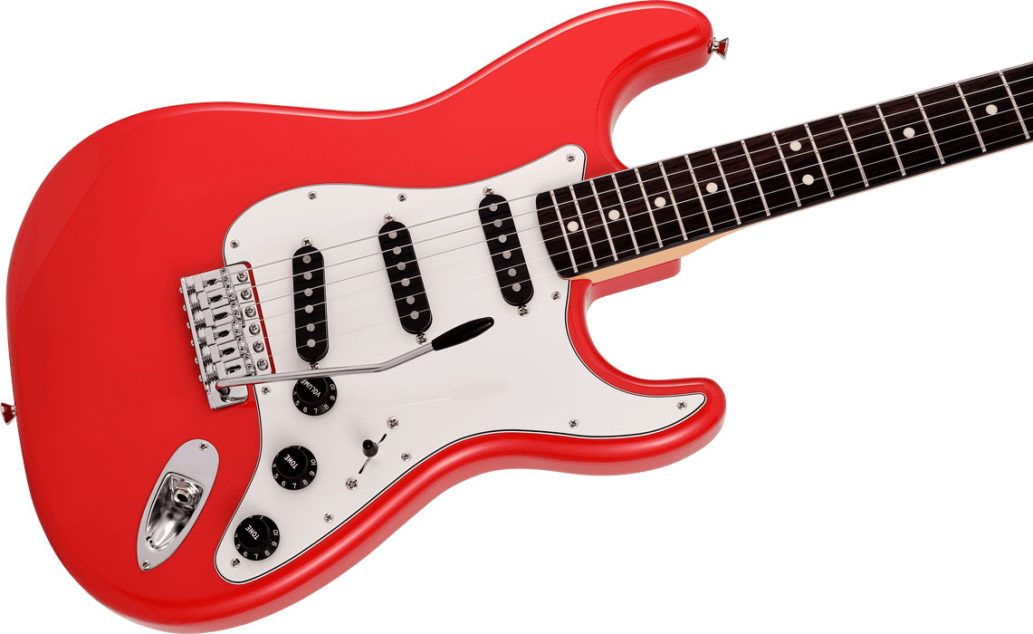 Fender Made in Japan Limited International Color Stratocaster Rosewood Fingerboard Morocco Red Electric Guitar With Gig Bag