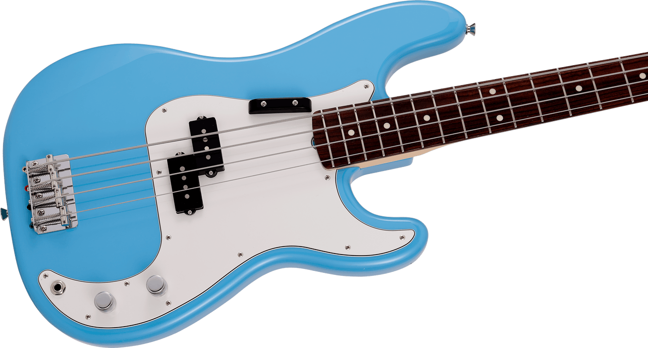Fender Made in Japan Limited International Color Precision Bass Rosewood Fingerboard Maui Blue  With Gig Bag