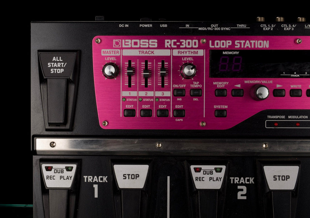 boss rc 300 loop pedal Used Boss RC-300 Loop Station Looper Guitar Effect Pedal — Truetone Music