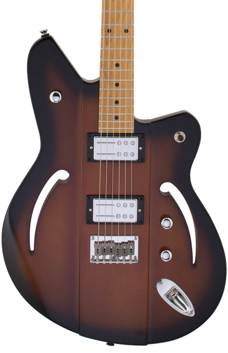 Reverend Airsonic RA Roasted Maple Neck Electric Guitar Coffee Burst — Truetone Music