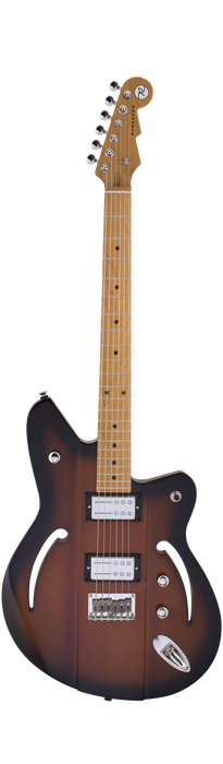 Reverend Airsonic RA Roasted Maple Neck Electric Guitar Coffee Burst