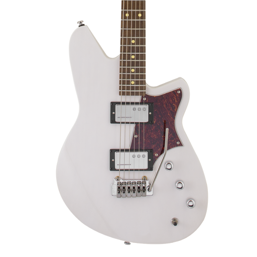 Reverend Descent W Roasted Maple Neck Baritone Electric Guitar Trans White