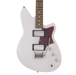 Reverend Descent W Roasted Maple Neck Baritone Electric Guitar Trans White