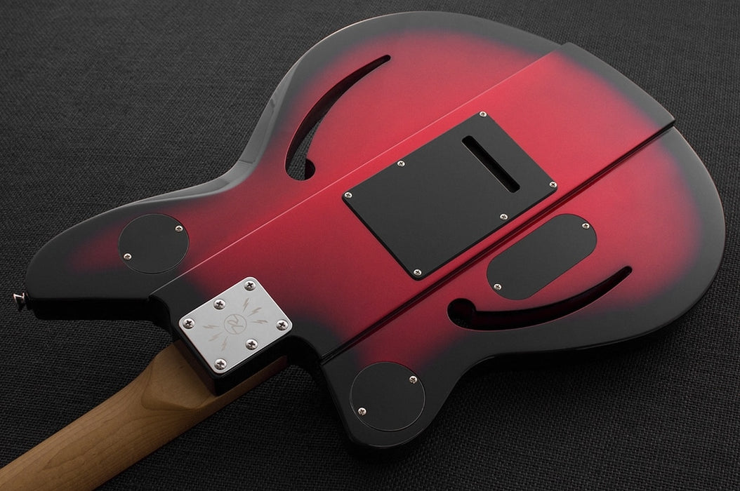 Reverend Airsonic W Roasted Maple Neck Metallic Red Burst