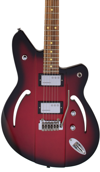 Reverend Airsonic W Roasted Maple Neck Metallic Red Burst — Truetone Music