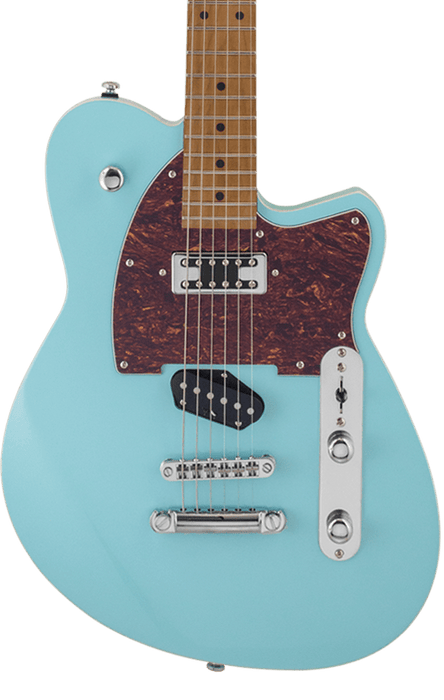 Reverend Buckshot Roasted Maple Neck Electric Guitar Chronic Blue