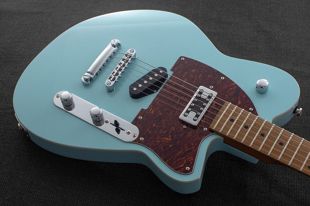 Reverend Buckshot Roasted Maple Neck Electric Guitar Chronic Blue