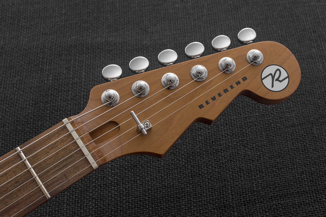 Reverend Buckshot Roasted Maple Neck Electric Guitar Chronic Blue