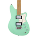 Reverend Descent W Roasted Maple Neck Baritone Electric Guitar Oceanside Green