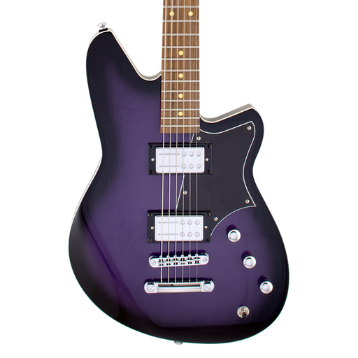 Reverend Descent RA Roasted Maple Neck Baritone Electric Guitar Purple Burst