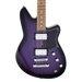 Reverend Descent RA Roasted Maple Neck Baritone Electric Guitar Purple Burst