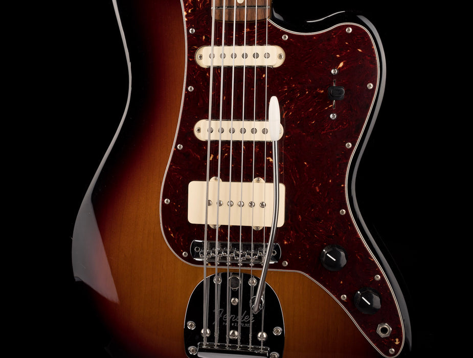 vPre Owned 2013 Fender Pawn Shop Bass VI 3-Tone Sunburst With Gig Bag