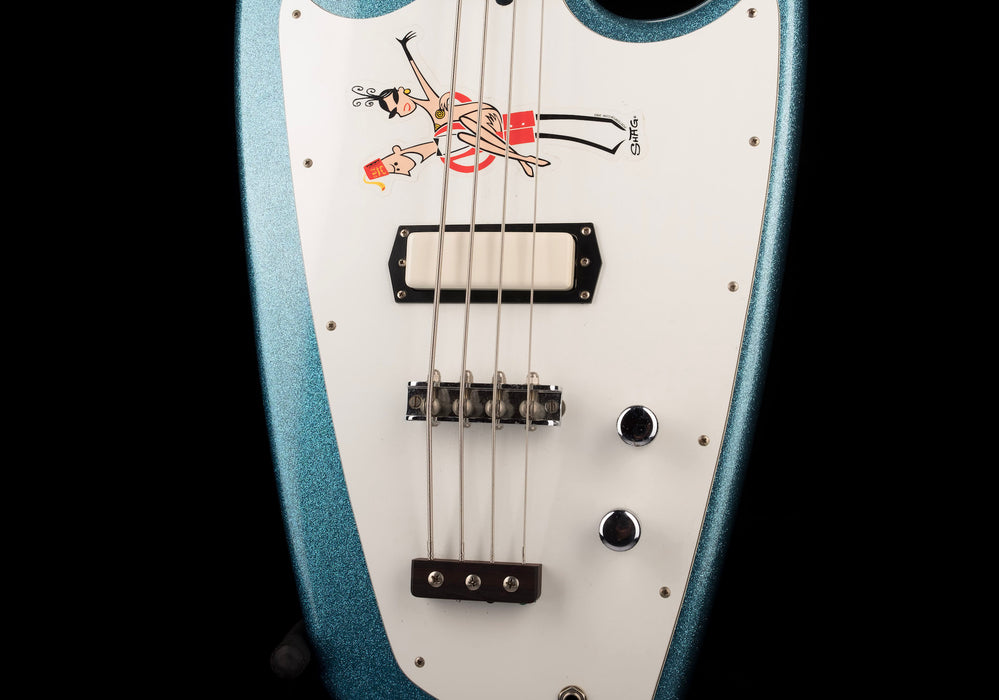 Pre Owned Hallmark by Shade Swept-Wing Reissue Bass Blue Sparkle With OHSC