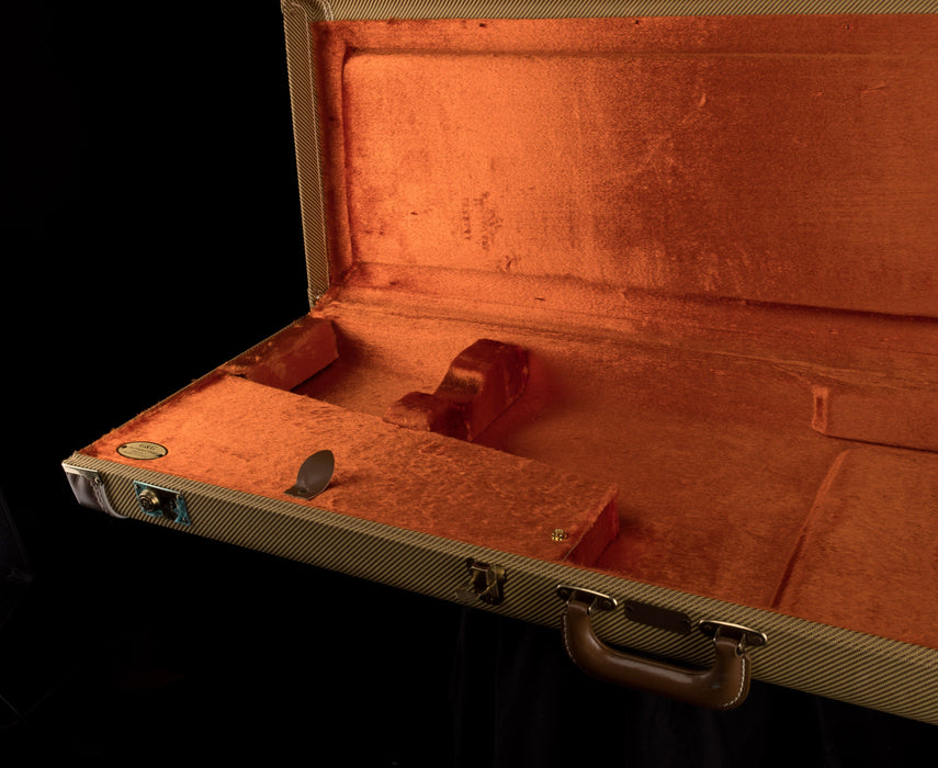 Used Fender G&G Deluxe Strat/Tele Case Tweed with Orange Interior - 4