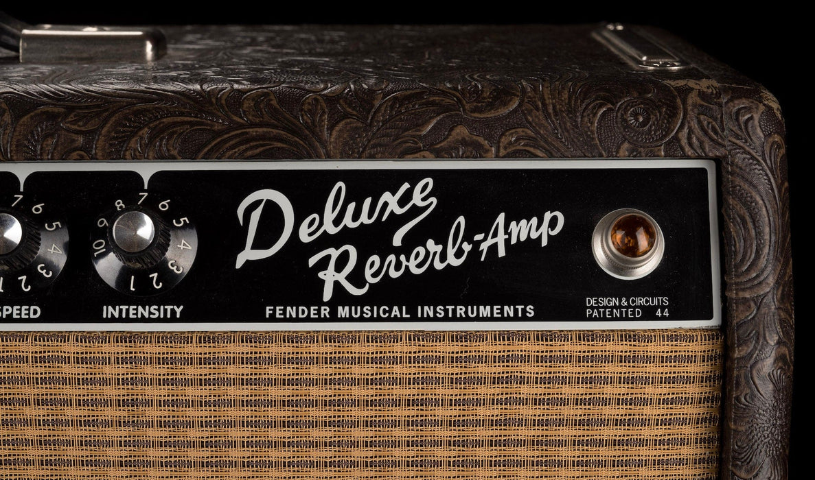 Used Fender Limited Edition '65 Deluxe Reverb Western Wheat Guitar Amp Combo