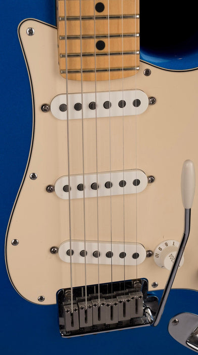 Used Fender Limited Edition 50th Anniversary American Series Stratocaster Chrome Blue with OHSC