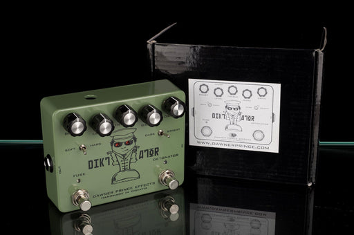 Used Dawner Prince Diktator Preamp/Overdrive/Distortion Guitar Effect Pedal With Box