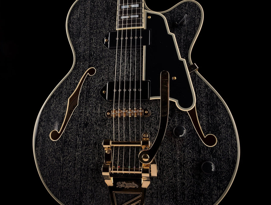 Pre Owned D'Angelico Excel '59 Black Dog With Tremolo With OHSC