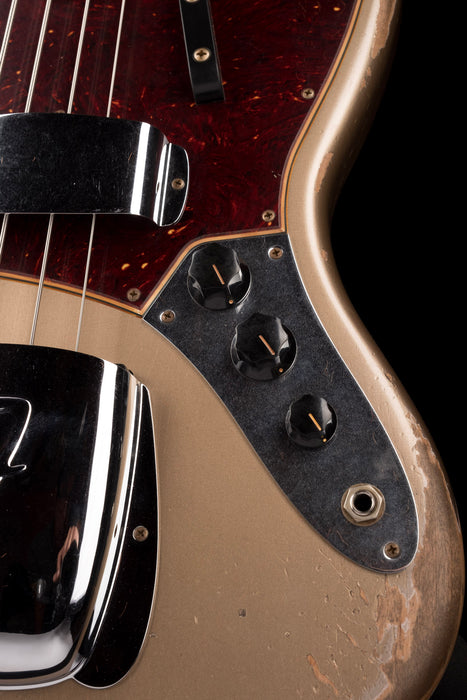 Fender Custom Shop 1961 Jazz Bass Heavy Relic Aged Shoreline Gold