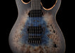 Mayones Duvell Elite 6 Galaxy Eye Blue Satine Electric Guitar With Case
