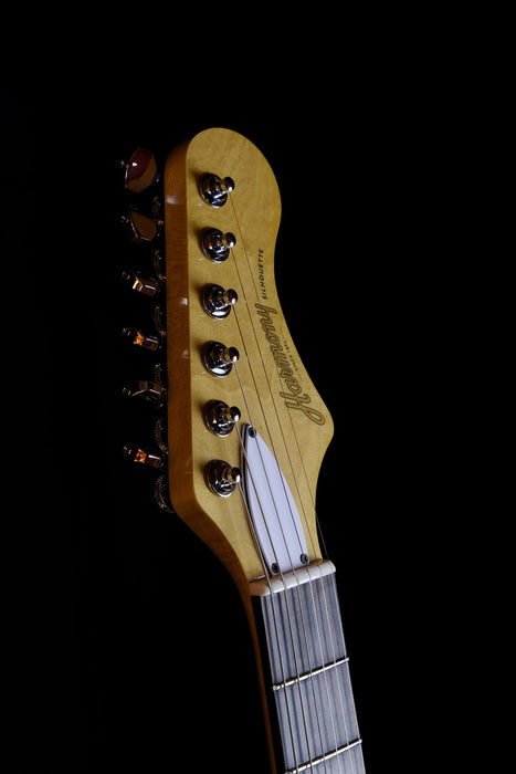 Harmony Limited Edition Silhouette Flame Maple Top Transparent Brown Electric Guitar