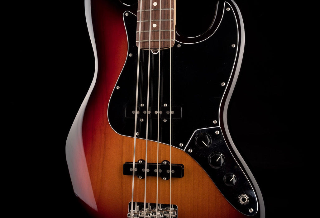 Used 2019 Fender American Performer Jazz Bass 3-Tone Sunburst with Case