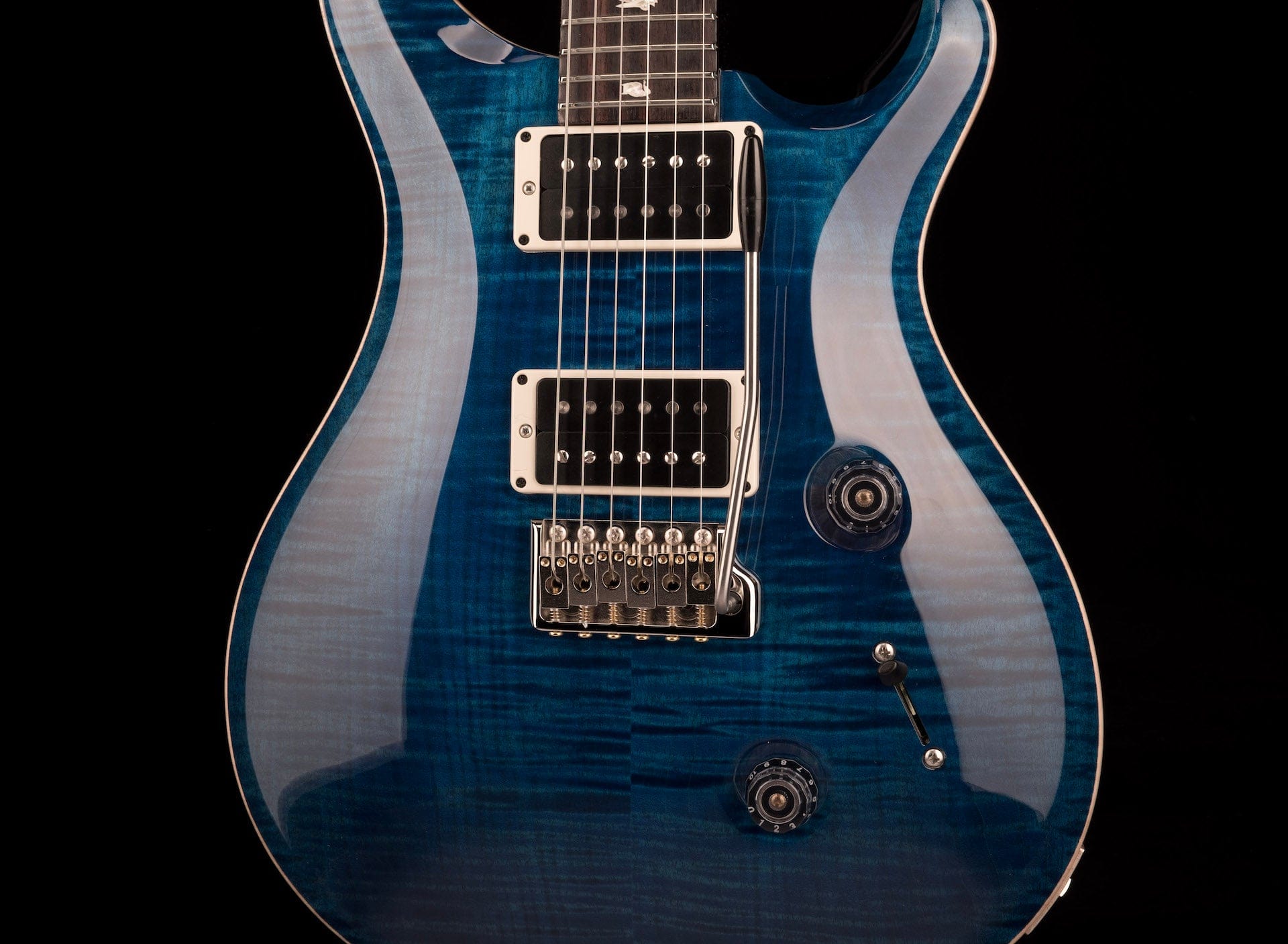 PRS Core Custom 24 Pattern Thin Custom Color Blue Matteo With Case - 2 ...