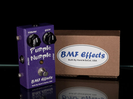 Used BMF Effects Purple Nurple Overdrive Guitar Effect Pedal With Box