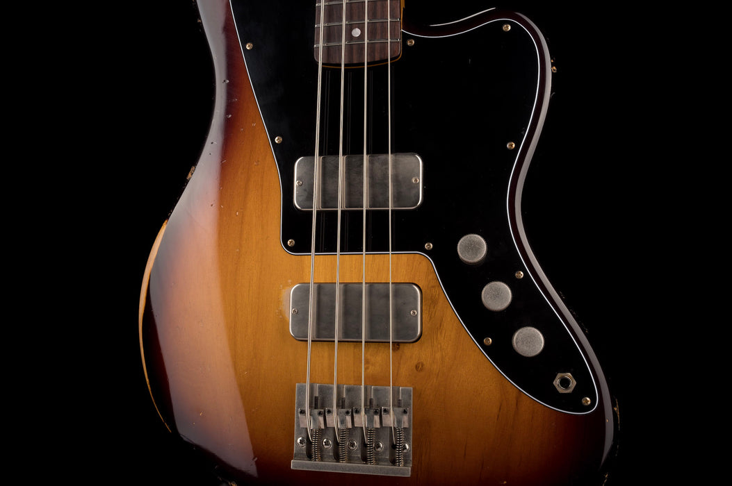 Fano Oltre JM4 Bass Medium Distress Tobacco Burst with Gig Bag