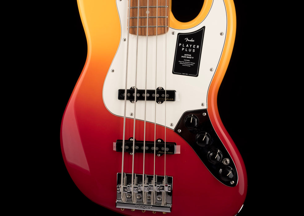 Fender Player Plus Jazz Bass V Tequila Sunrise With Gig Bag ***B-STOCK***