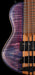 Mayones Cali4 Flame Maple Top Custom Color Trans Purple Matt Finish with Case