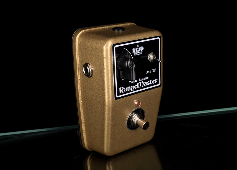 treble pedal Tru-Fi Rangemaster Treble Boost Guitar Pedal Gold — Truetone Music