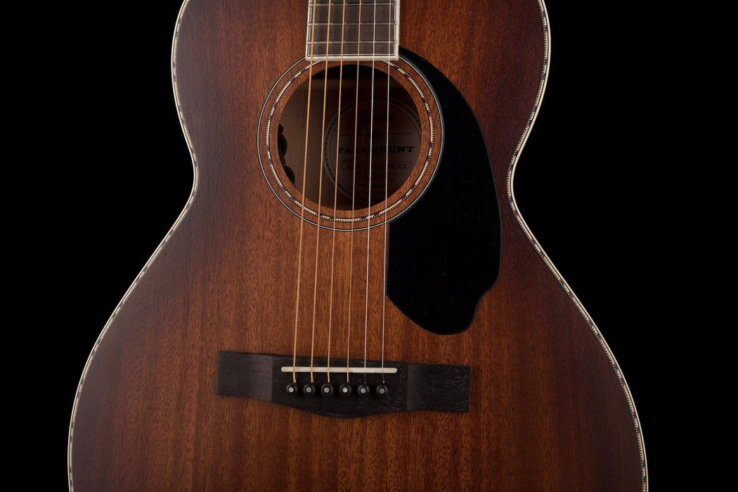 Fender Paramount PS-220E Parlor Aged Cognac Burst with Case