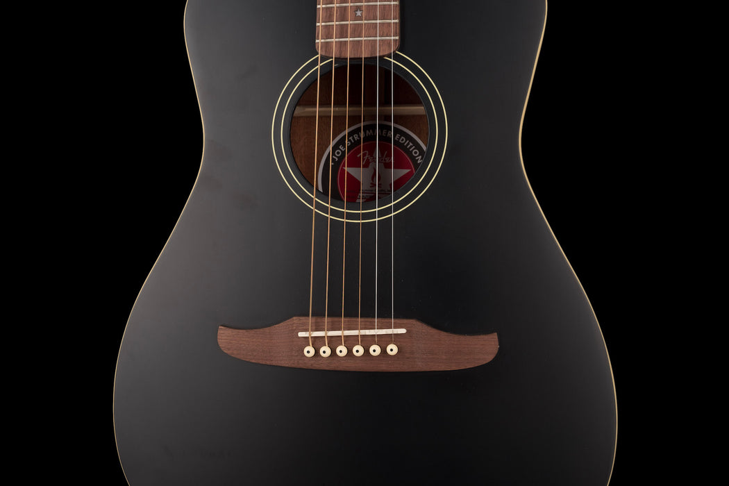 Fender Joe Strummer Campfire Matte Black with Gig Bag